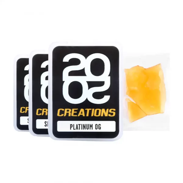 1g THC Shatter - Platinum OG by 2020 Future (Hybrid)