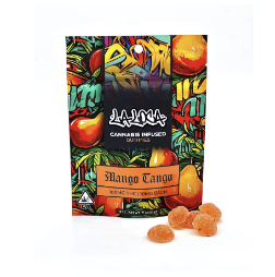 100mg THC Gummies – Mango Tango by La Loca – PB Marijuana