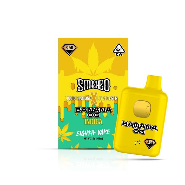 3.5g Disposable - Starburst OG - Liquid Diamond x Live Resin by Smashed (Indica)