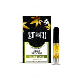 1g THC Vape Cartridge - Pineapple Express by Smashed (Sativa)