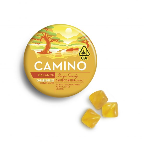 Camino 5:5 / THC:CBD Mango Serenity "Balance" Gummies