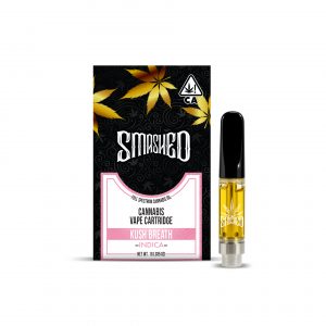 1g THC Vape Cartridge - Kush Breath by Smashed (Indica)