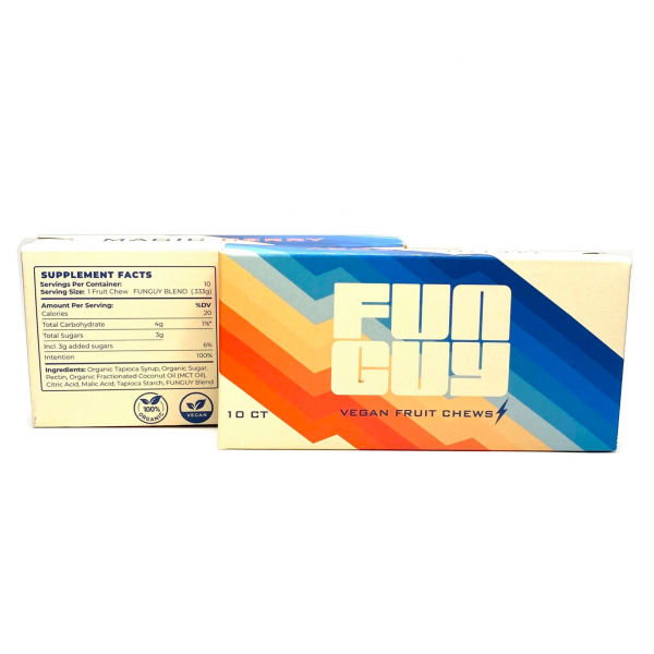 Fun Guy Gummy - Mushroom Vegan Fruit Chews – 3300mg Psilocybin