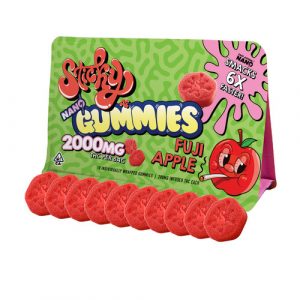 2000mg THC Nano Gummies - Fuji Apple by Sticky (Sativa)