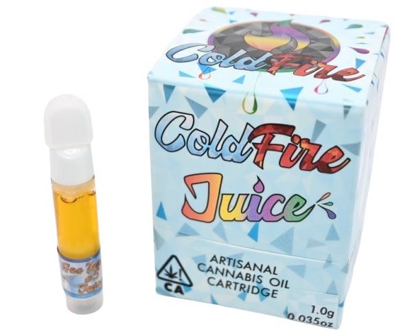 1g THC Cured Resin Vape Cartridge – Cherry Fritter by Cold Fire (Hybrid) 72.2% THC