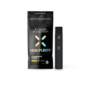 1g THC Disposable Vape - Strawberry Creme By Pax Trip (Sativa) 85.47% THC