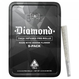 2.5g THCA Diamond Infused Pre-Rolls [5 pack] - Private Reserve by Heavy Hitters (Indica) 50.8% THC