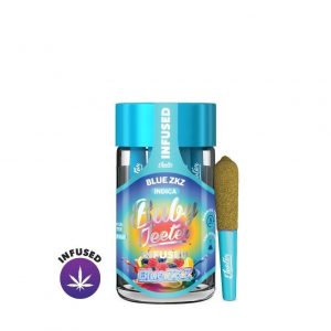 2.5g Rosin/Diamond Infused Baby Pre-rolls [5 pack] - Blue ZKZ by Baby Jeeter (Indica) 40.03% THC