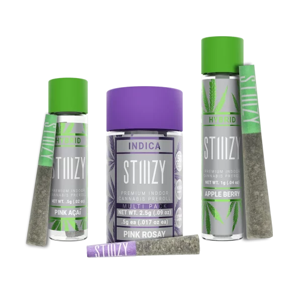 2.5g  Baby Pre-rolls  [5 pack]  - Thin Mintz by STIIIZY (Hybrid) 20.82%THC