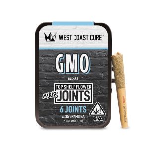 6 Pack Top Shelf Mini Joints - GMO by West Coast Cure (Indica) 22.93%THC
