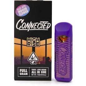 1g Live Resin THC Disposable Vape - Nightshade By Connected (Indica) 78.22% THC
