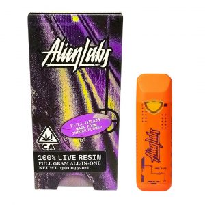 1g Live Resin THC Disposable - Dark Web By Alien Labs (Hybrid) 60.2% THC