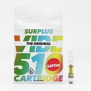 1g THC Vape Cartridge - Strawberry Daze By Surplus (Sativa) 88.4% THC