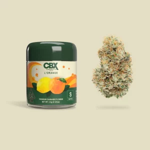 3.5 Grams Premium Cannabis Flower - L'Orange by CBX (Sativa) THC: 27.23%