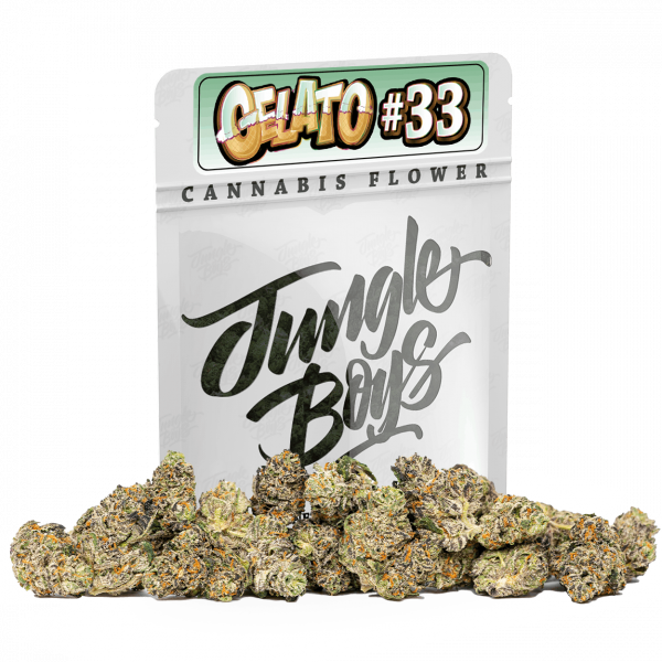 3.5 Grams Exotic – L.A Gelato by Jungle Boys (Hybrid) 27.33% THC